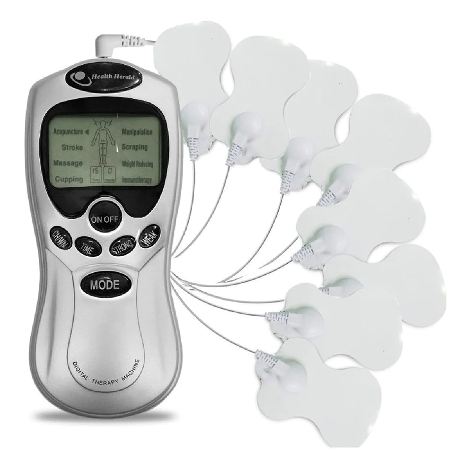 Electroestimulador + 8 Parches Digital