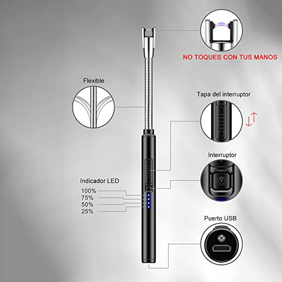 Encendedor Eléctrico Recargable