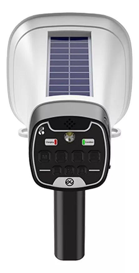 Amplificador Eléctrico con Megáfono Inalámbrico y Panel Solar
