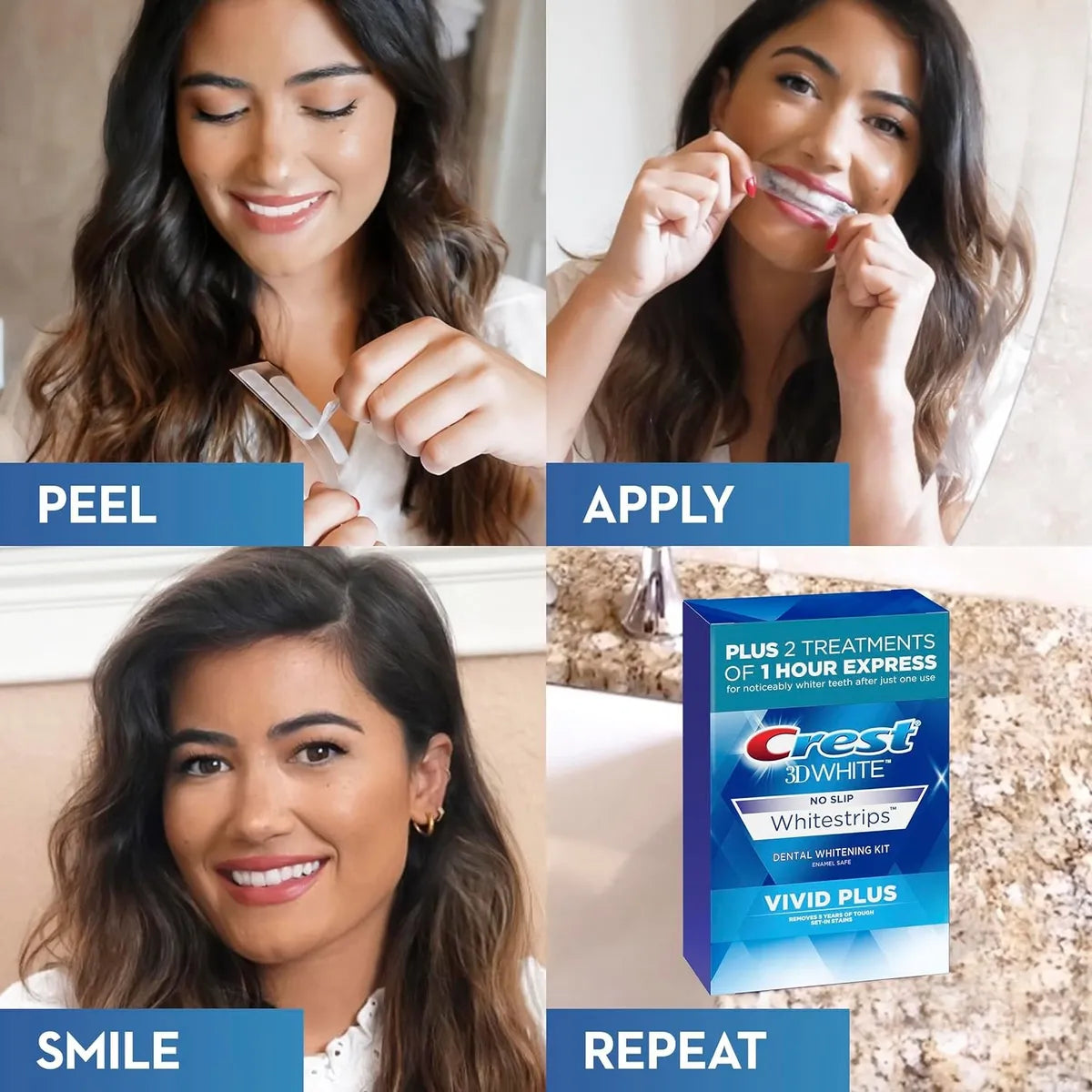 Tiras Blanqueadoras de Dientes 14 Unidades