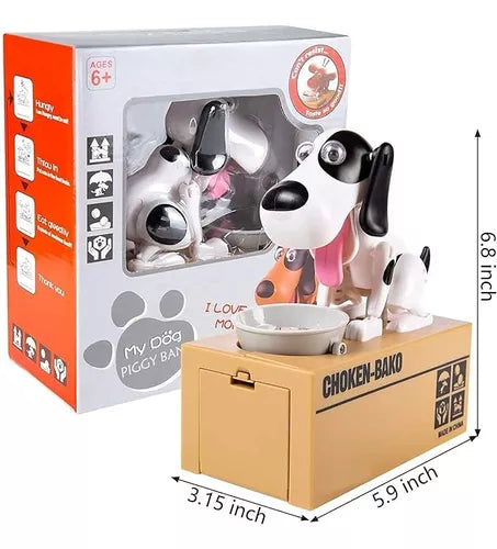 Alcancía de Perrito come Monedas