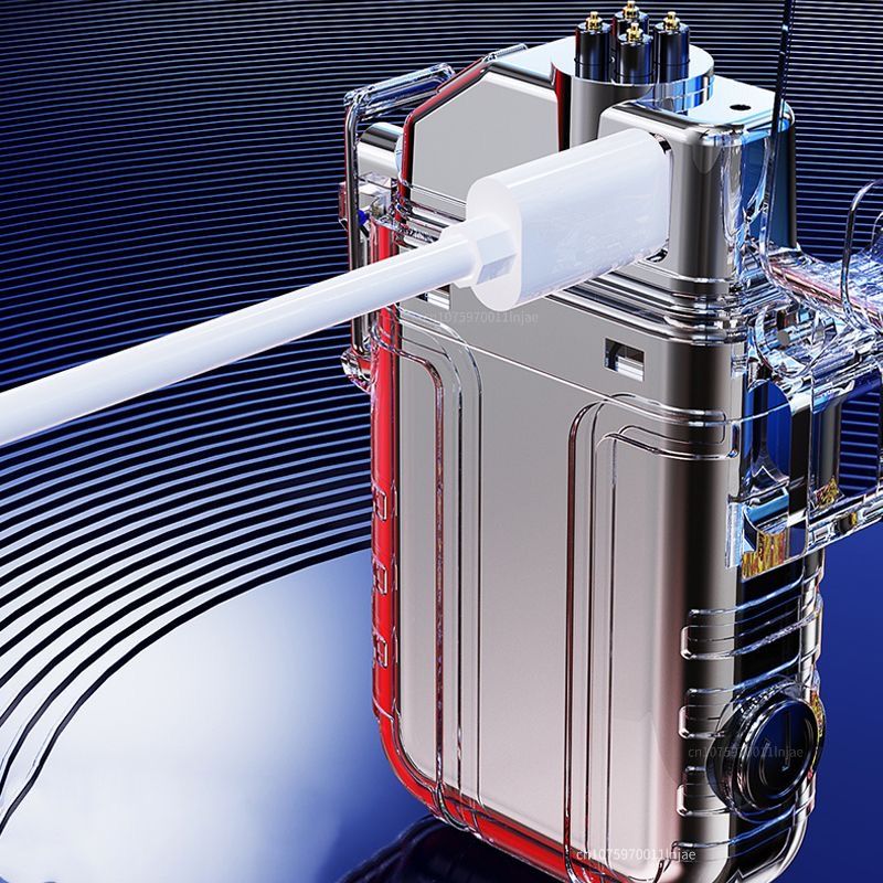 Encendedor Impermeable y resistente al viento con linterna LED