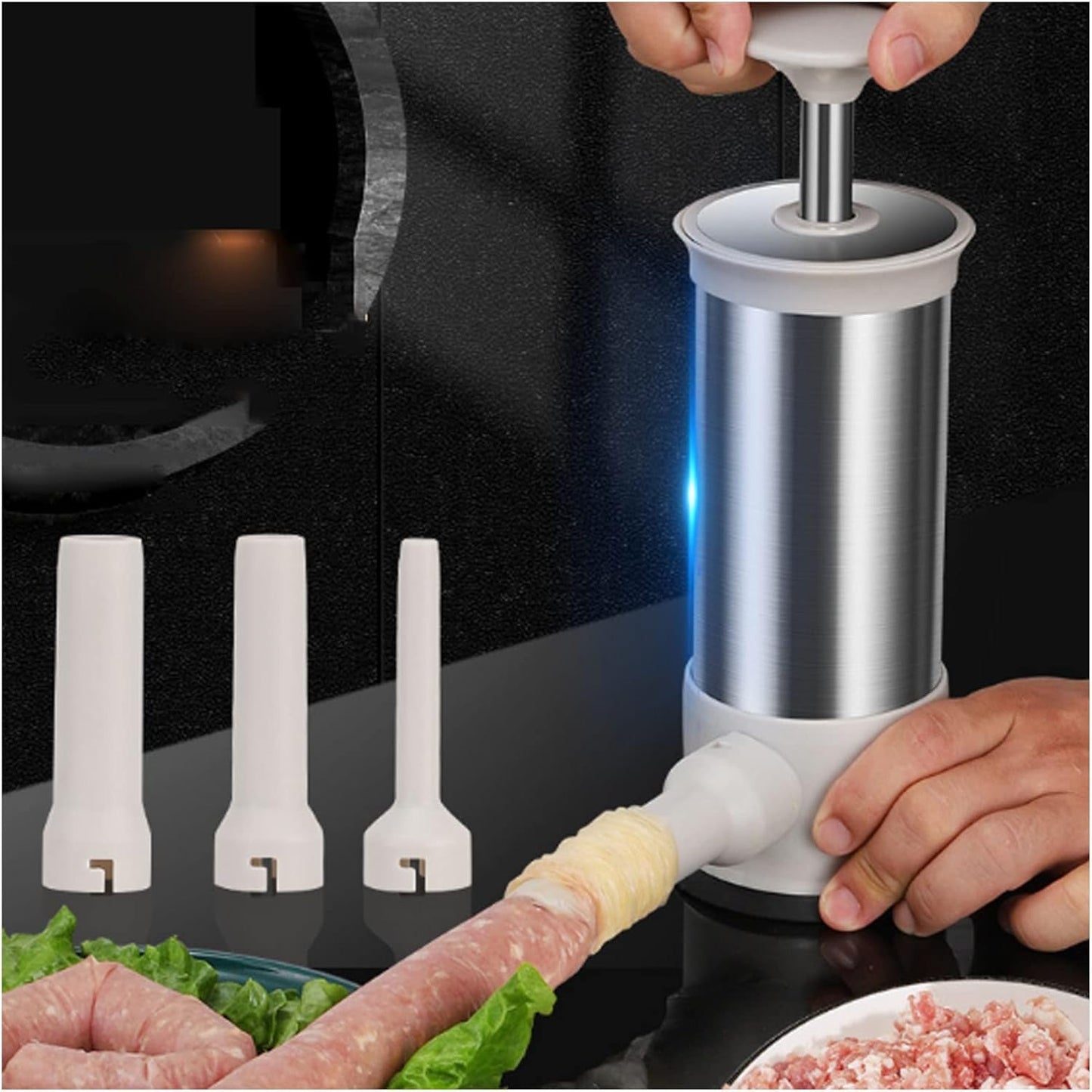 Maquina Embutidor Carne Salchichas Embutidos