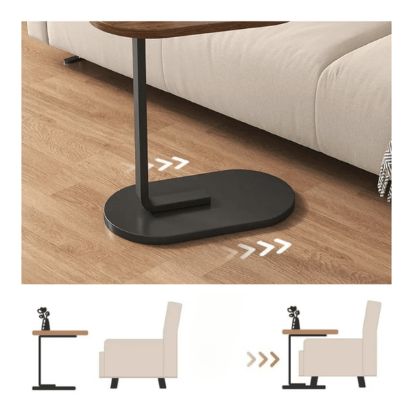 Mesa Auxiliar Tipo C para Sofá