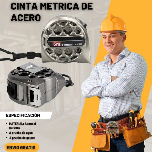 Cinta métrica inoxidable 5 metros