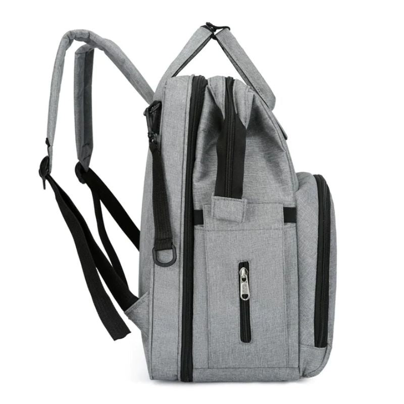 Mochila Pañalera Con cuna Espacioso Impermeable