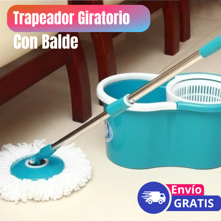 Trapeador Giratorio Con Balde Exprimidor – L.Storebolivia.