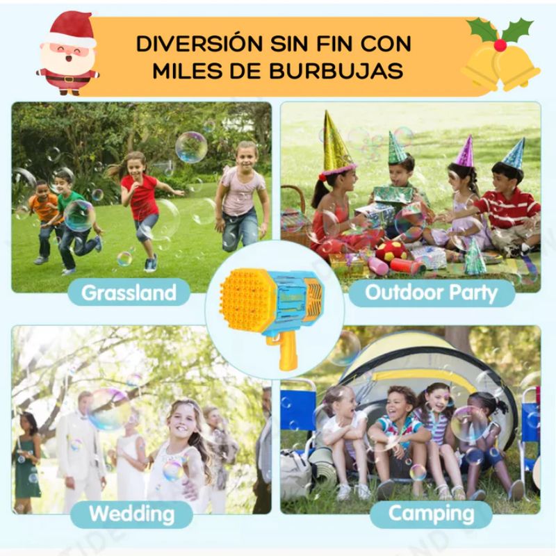 BAZOOKA Mágica de Burbujas