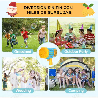 BAZOOKA Mágica de Burbujas