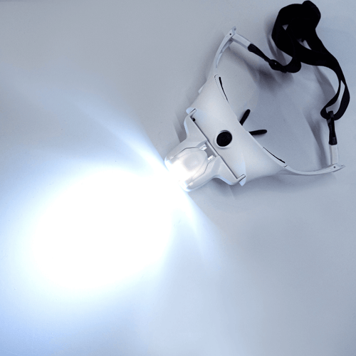 Lente Lupa con Luz LED para Trabajo de Precisión