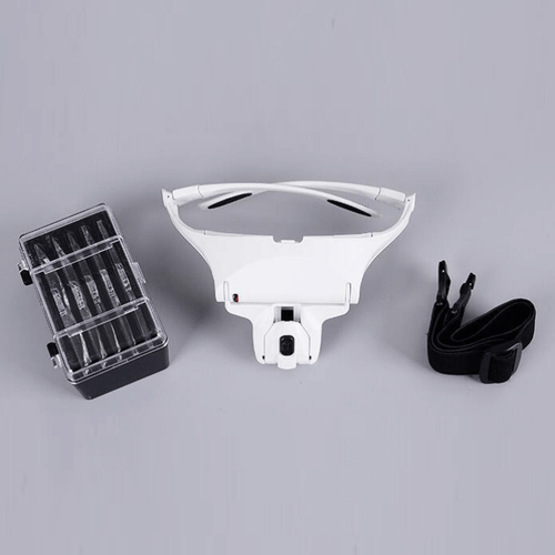 Lente Lupa con Luz LED para Trabajo de Precisión