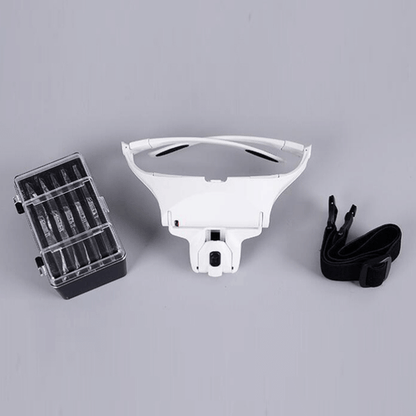 Lente Lupa con Luz LED para Trabajo de Precisión