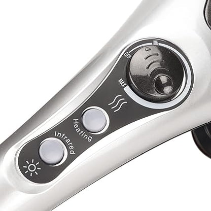 Masajeador de Doble Cabezal con Infrarrojo y Vibratorio