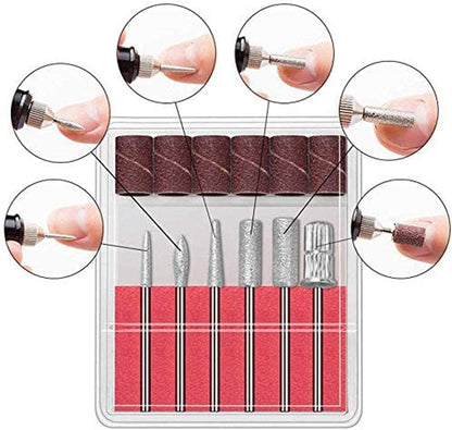 Kit Profesional de Pulido de Uñas Eléctrico – Manicure y Pedicure en Casa