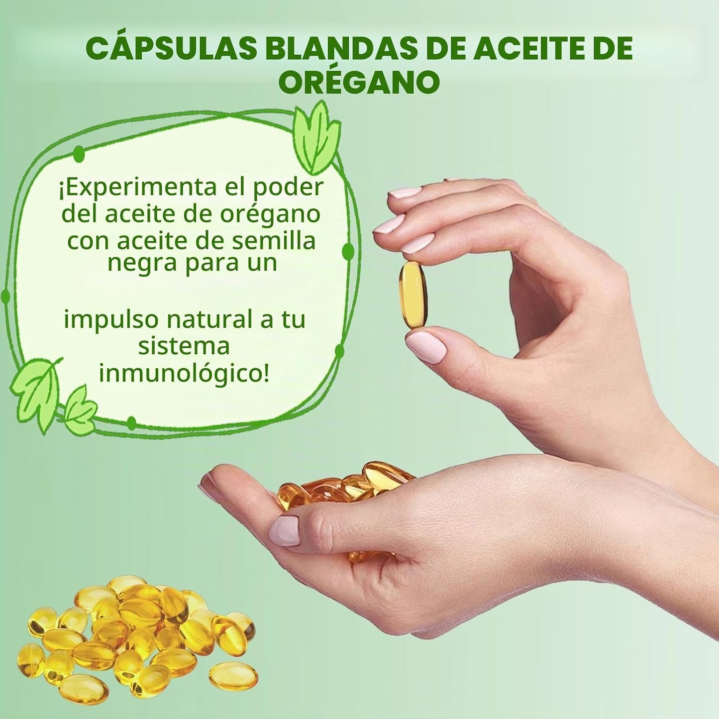 Aceite de Orégano Puro con Aceite de Semilla Negra