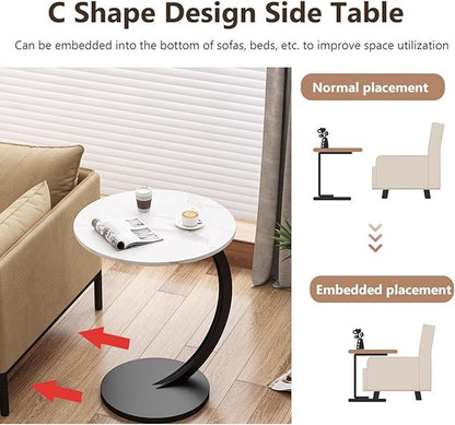 Mesa Lateral Moderna para Sala con Diseño Minimalista