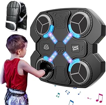 Máquina De Boxeo De Música Con Bluetooth Para Niños