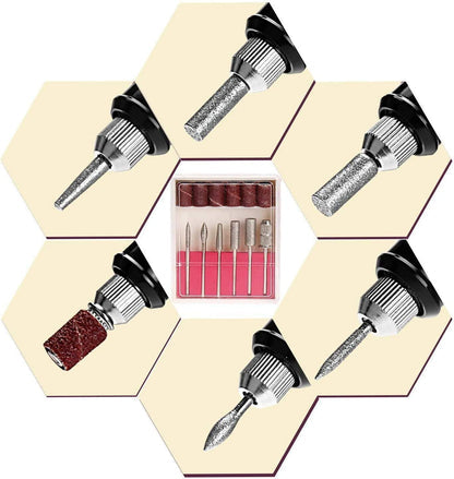 Kit Profesional de Pulido de Uñas Eléctrico – Manicure y Pedicure en Casa