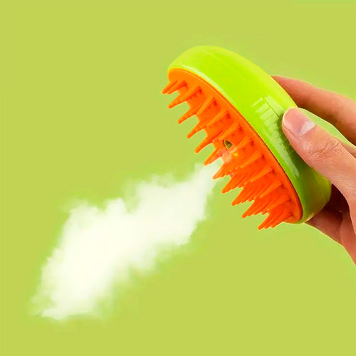 Peine para mascotas a vapor 3 en 1 peina limpia masajea