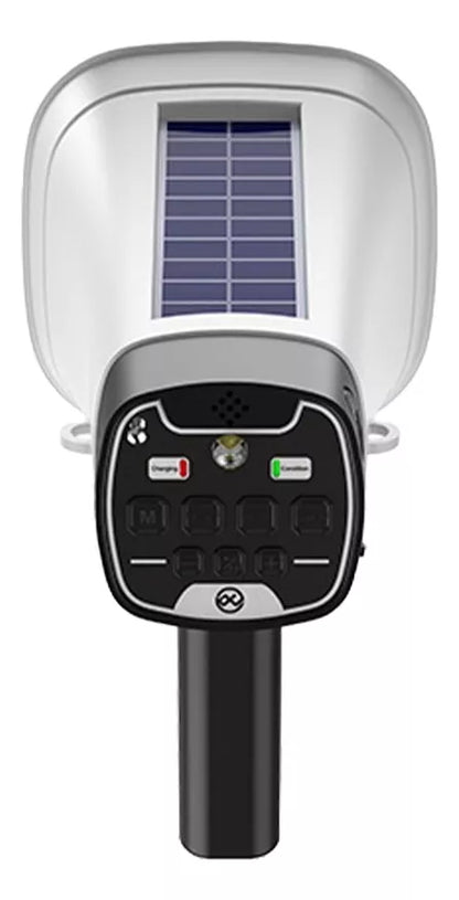 Amplificador Eléctrico con Megáfono Inalámbrico y Panel Solar