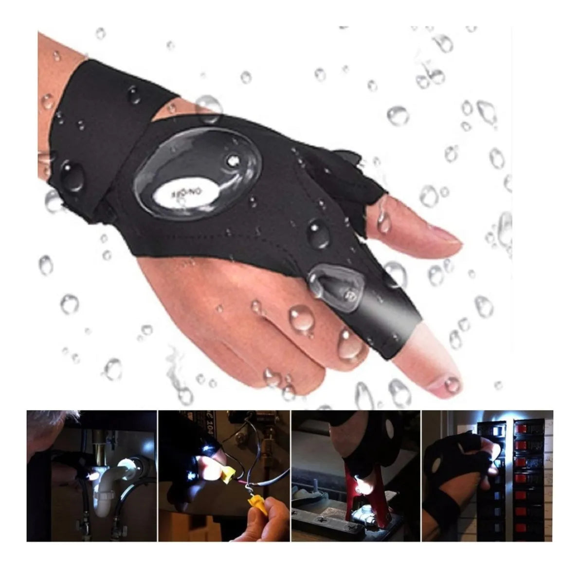 Guantes LED de Iluminación Portátil