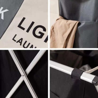 Cesta de Almacenamiento de Ropa Sucia con 3 compartimentos