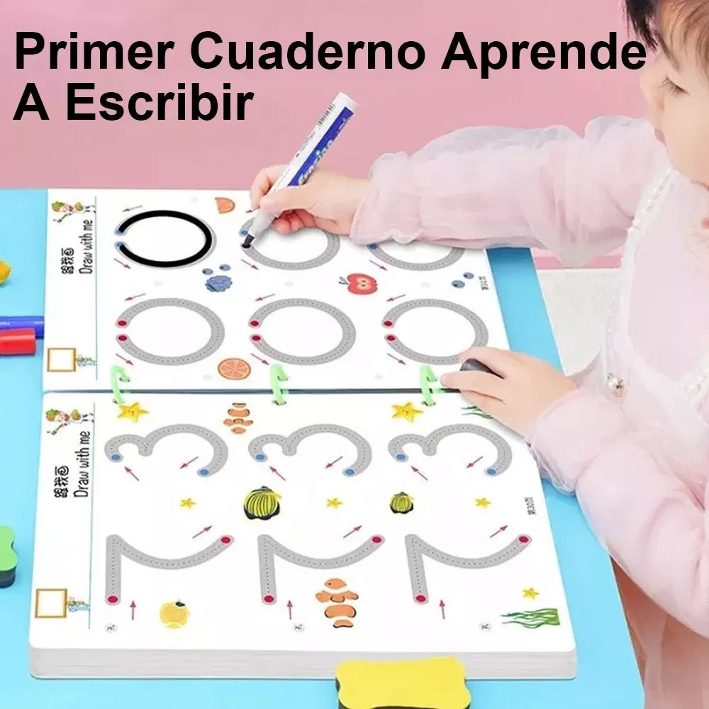 Cuaderno Creativo de Caligrafía Reutilizable