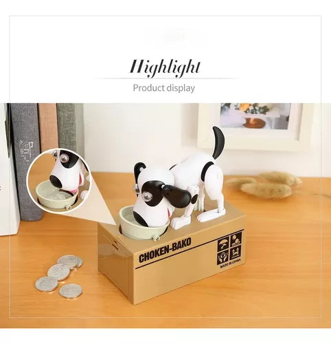 Alcancía de Perrito come Monedas