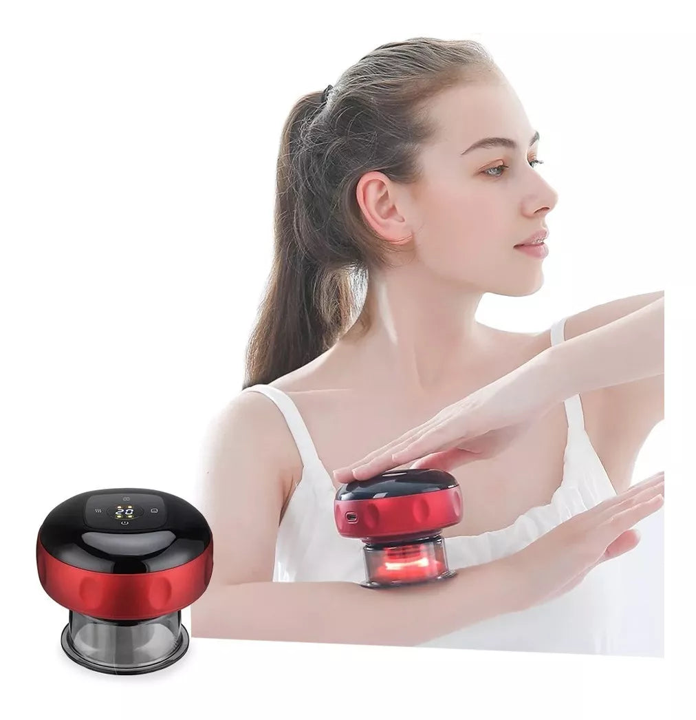 Masajeador Ventosa Eléctrica Infrarroja con Temperatura y Succión