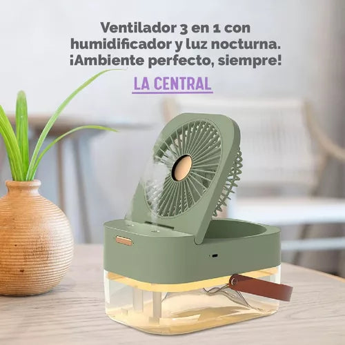 Ventilador Humidificador De Escritorio