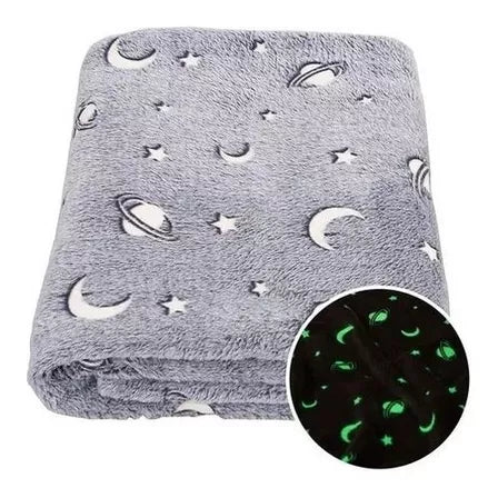 Manta que brilla en la oscuridad para niñas y niños