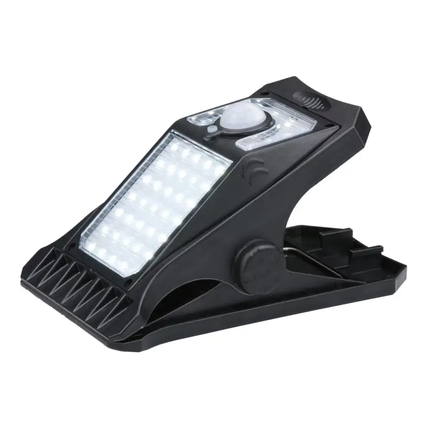 Lámpara Solar LED con Clip y Sensor de Movimiento