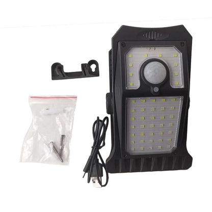 Lámpara Solar LED con Clip y Sensor de Movimiento