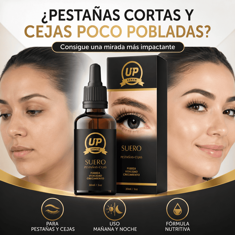 Suero para Crecimiento de Pestañas y Cejas