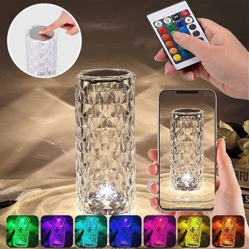 Lámpara de cristal con parlante bluetooth