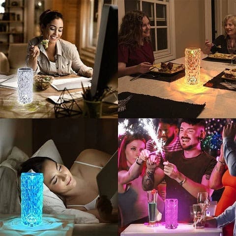 Lámpara de cristal con parlante bluetooth