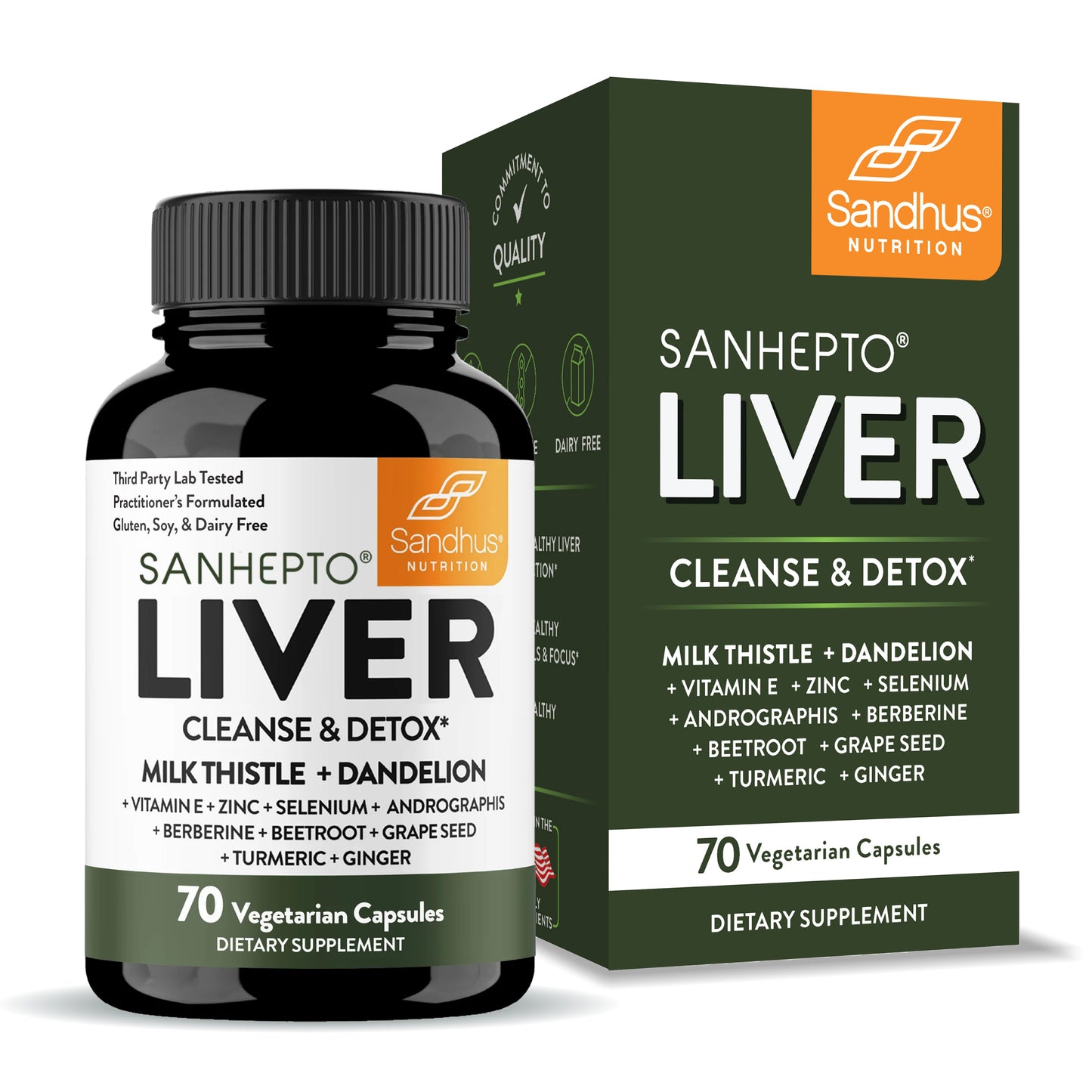 Suplemento Natural para Hígado y Digestión (70 unidades)