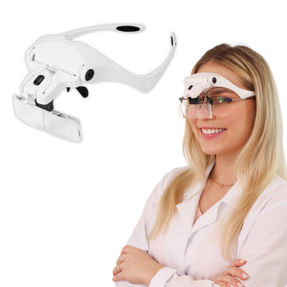 Lente Lupa con Luz LED para Trabajo de Precisión