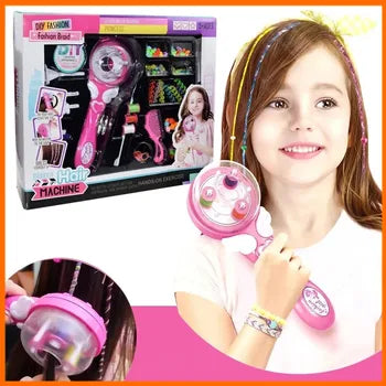 Máquina trenzadora de pelo automática para niña