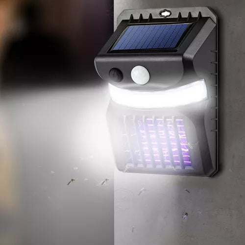 Lámpara Solar Led Mata Mosquitos Para Exteriores Impermeable