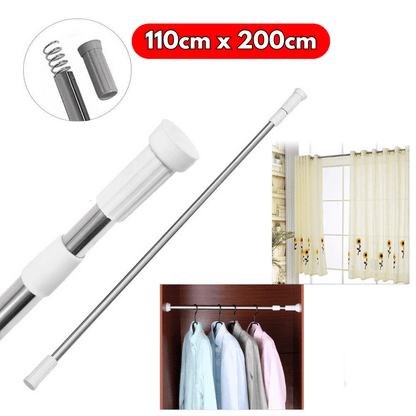 Barra de Aluminio Ajustable y Extensible