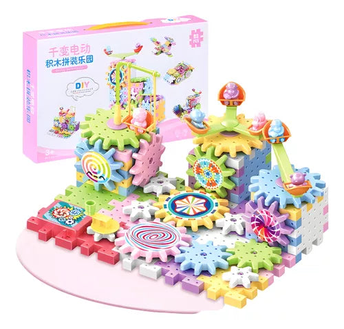 Bloques De Construcción Tipo Engranaje De Encaje