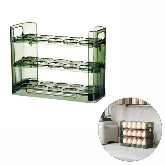 Organizador Automático de 30 Huevos para Puerta del Refrigerador
