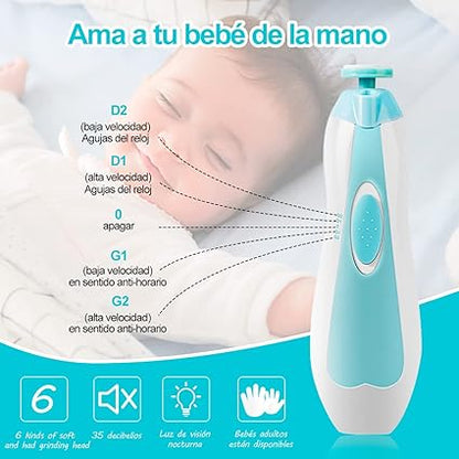 Limador Eléctrico de Uñas para Bebés