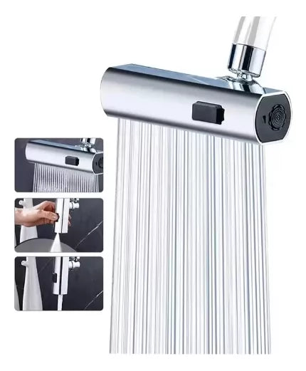 Grifo Lavaplatos Giratorio 4 en 1