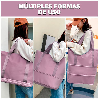 Bolso de Viaje Cartera Expandible e Impermeable