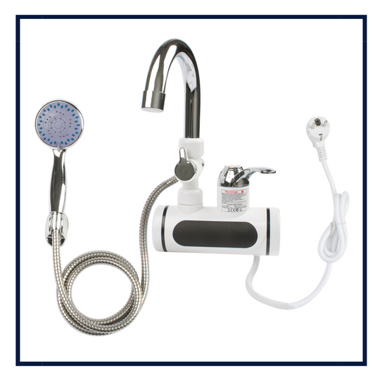 Caño Eléctrico Con Ducha Calentador De Agua Instantánea