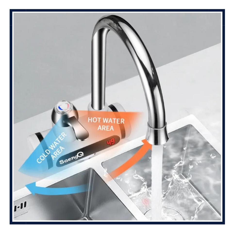 Caño Eléctrico Con Ducha Calentador De Agua Instantánea