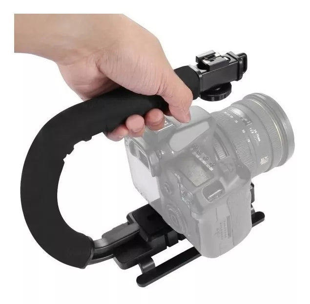 Kit estabilizador de soporte de Vlog de mano Universal para fotografía y Video