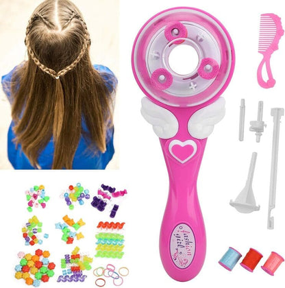 Máquina trenzadora de pelo automática para niña